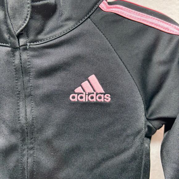 Adidas Baby Track Suit - 6 Months - Black and Pink - Picture 2 of 11